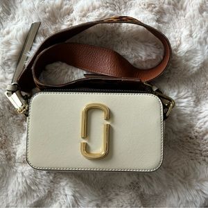 Marc Jacob camera bag white with extra madewell strap